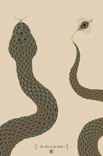 The Year of the Snake art print